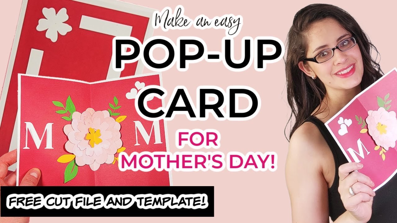 Easy Pop Up Flower Card Tutorial & Video - A Mother'S Day Pop Up Card Diy!  - Analytical Mommy Llc