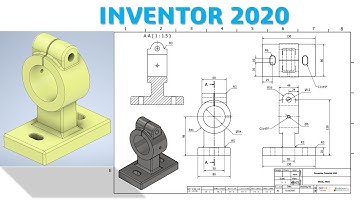 Inventor 2020 Tutorial #150 | 3D Model Basic