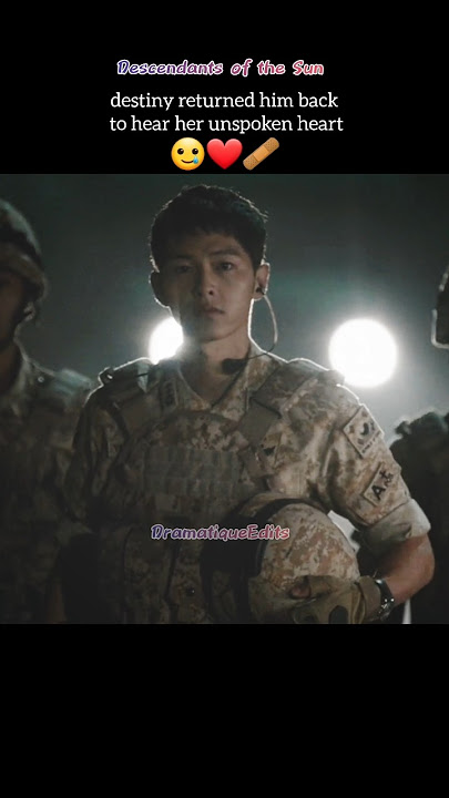 Almost lost, Found again❤️‍🩹🥲|descendants of the sun|#shorts #kdrama #ytshorts #love #kdramaedit