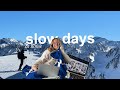 Slow days at home vlog  montagne premire fois au ski shooting photo  friends