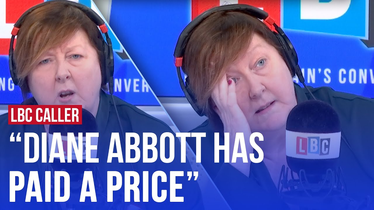 LBC caller says he has 'no sympathy' for Diane Abbott in debate with Shelagh Fogarty