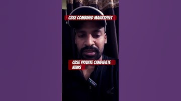CBSE PRIVATE Candidate | CBSE COMBINED MARKSHEET | | Certified | How To download #shorts