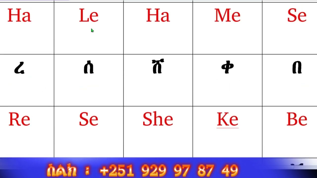 እንዴት ማንበብ ትችላላችሁ ?| How can you read easily ?