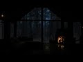 🌧️ Regnerische Nacht in der Hütte 🔥 Kamin ASMR für Tiefen Schlaf & Entspannung