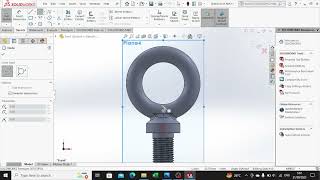 EKA BIMA SAPUTRA l EYE BOLT STATIC SIMULATION l FEA