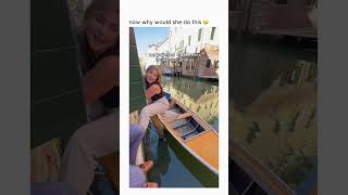 She literally did anything for the shot...