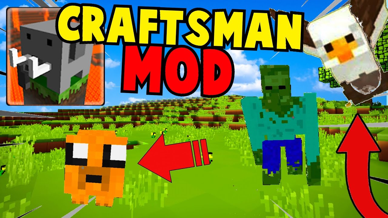 Craftsman - MOD Gameplay - mod para craftsman - jogo craftsman - YouTube
