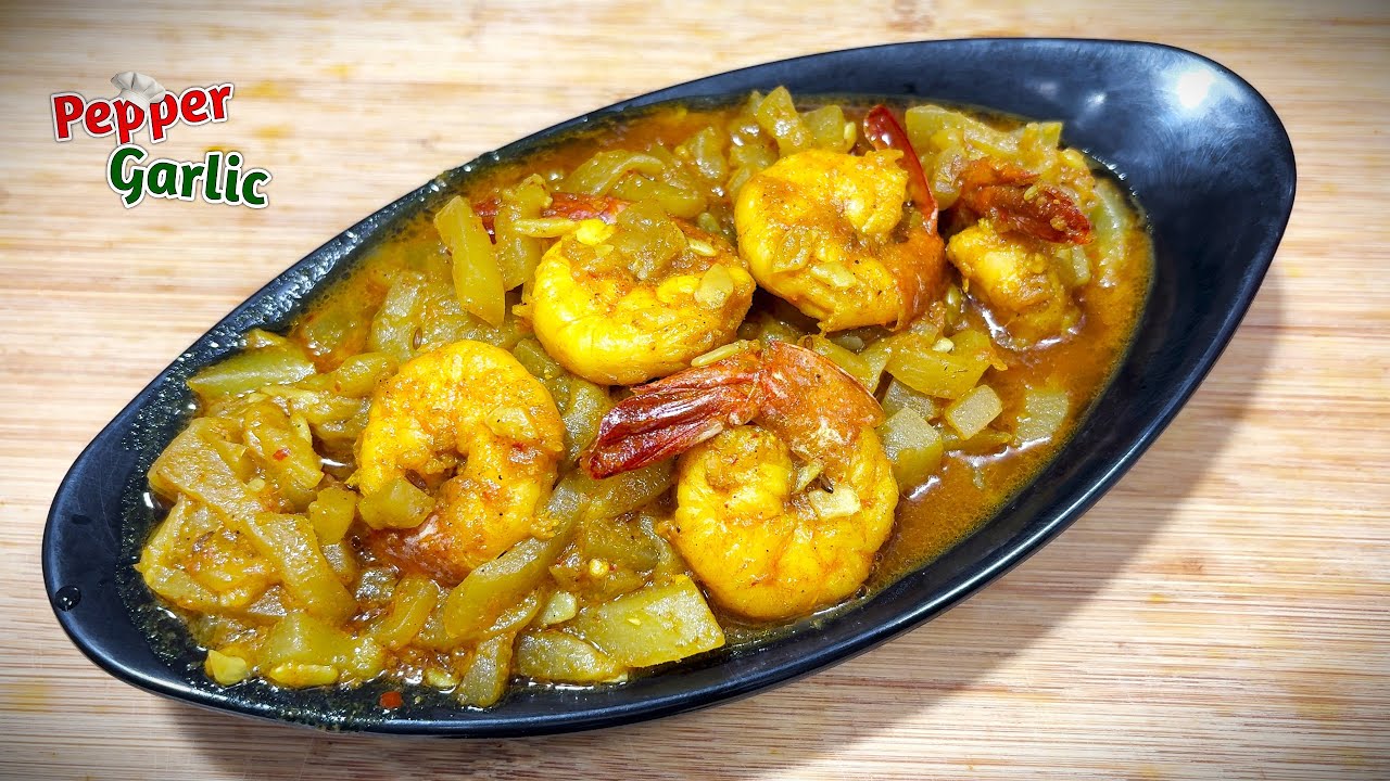 লাউ চিংড়ি রেসিপি | Lau Chingri Recipe | Prawns Recipe