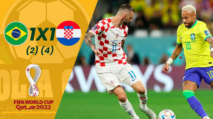 Croácia 1 (4) x (2) 1 Brasil  - MELHORES MOMENTOS - Copa do Mundo Catar 2022