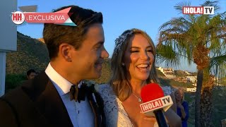 Imágenes y declaraciones exclusivas de Letty Coppel y Pedro Literas en su boda | ¡HOLA! TV