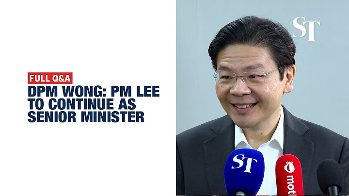 [FULL Q&A] DPM Wong: PM Lee Hsien Loong to continue serving as senior minister