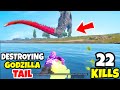 I Tried To DESTROY Godzilla's TAIL And This Happened in PUBG Mobile • (22 KILLS) • PUBGM (HINDI)