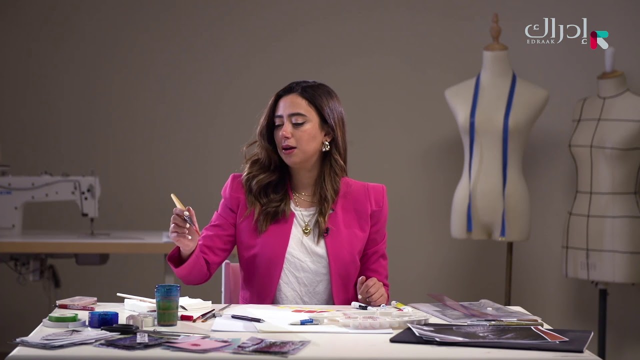 تصميم الازياء - طريقة خلط الألوان