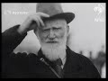 George bernard shaw speaks to gb news on leaving usa 1936