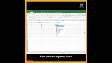 Inverse a matrix using LU decomposition in Excel | xl8ml.com