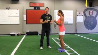 Band Triceps Pressdown -Best Exercises