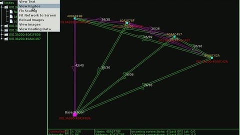 Sensor Network Deployment - Routing