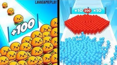 Count Master 3D level 900 Vs Food Run level 013D💖🍕🍔🍟🌭💖All New Max Update Mobile LV55