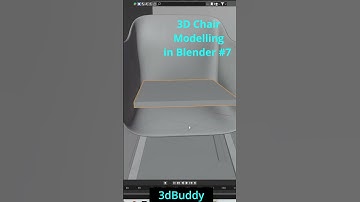Simple Chair Modelling in Blender #7