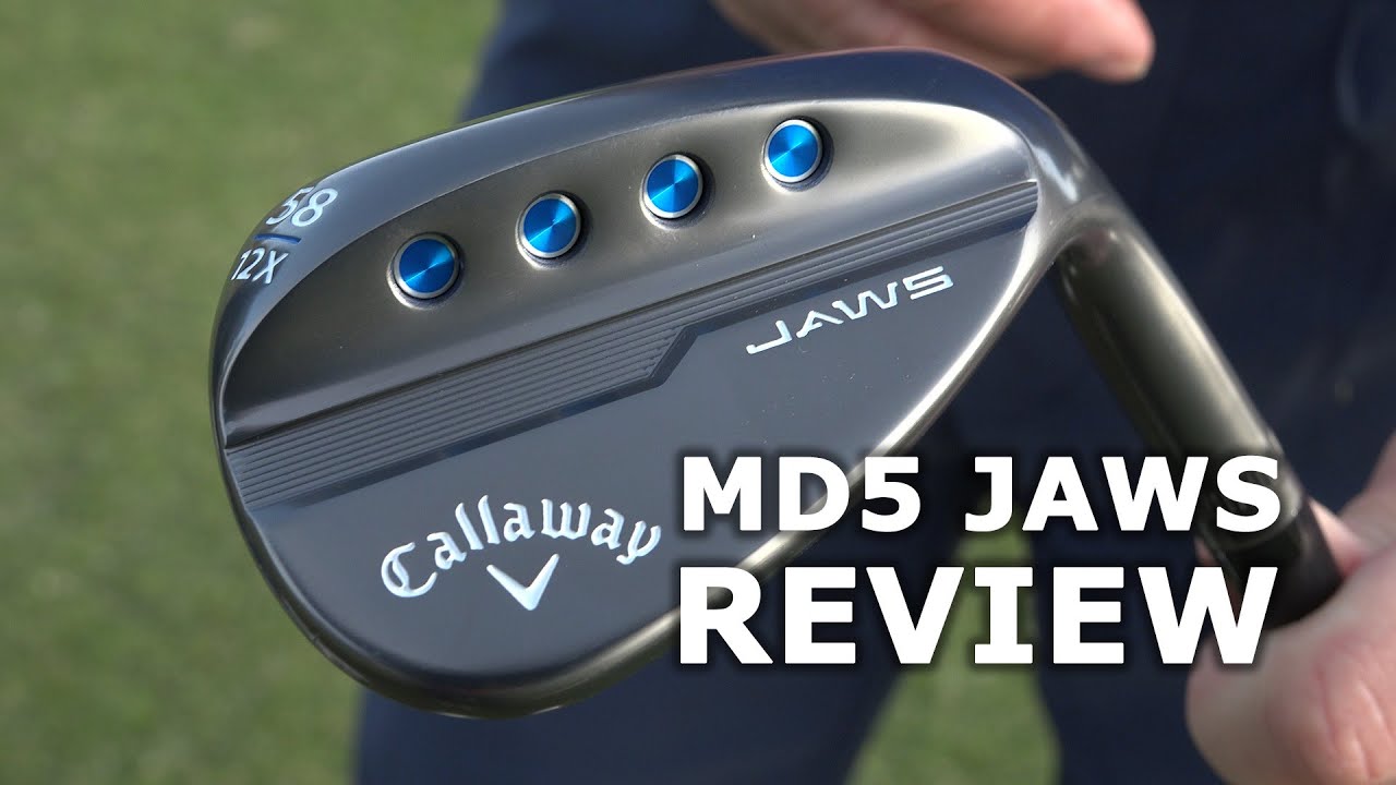 NEW Callaway MD5 JAWS tested - Do they bite like a shark? - YouTube