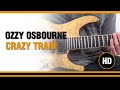 How to play crazy train from ozzy osbourne electric guitar lesson