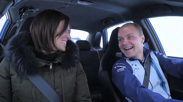 Silverstone on ice with Valtteri Bottas and Lee Mc...