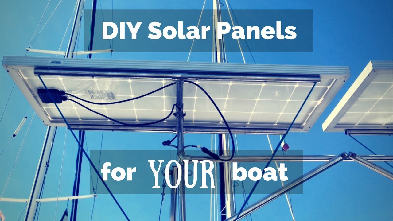 Boat Solar Panel DIY Guide - NO WELDING! | ⛵ Sailing Britaly ⛵ [Boat Work]