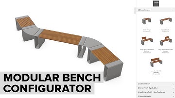 StraBe Modular Outdoor Bench Configurator