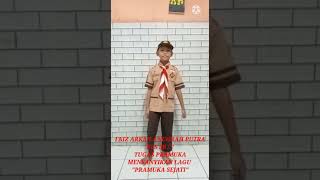 Menyanyikan Lagu Pramuka Sejati Faiz Arkan Ap.