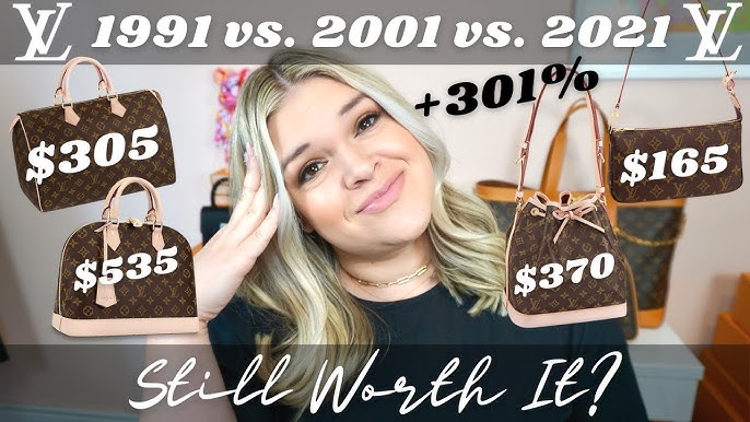 Louis Vuitton Accessory Prices Over 30 Years 1991, 2001 & 2021