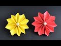 Beautiful paper flower  origami tutorial diy by colormania