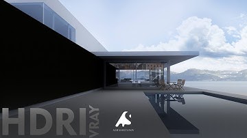 3D Max Exterior HDRI Light Vray Tutorial Photoshop