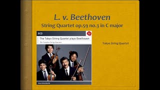 Beethoven, String Quartet op.59,3 - Video Score - Tokyo String Quartet