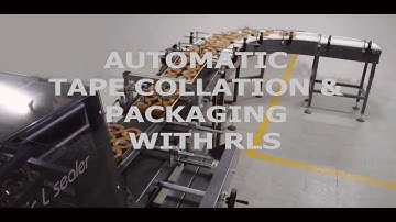 Maripak USA - RLS-ePro - Automatic L-Sealer - Shrink Wrapping & Collating Packaging Tape into 2 x 3