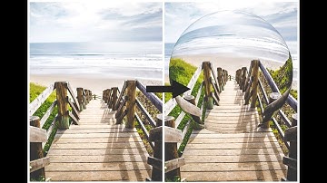 Photoshop Tutorial | Surreal Glass Sphere Floating | Easy Step by Step