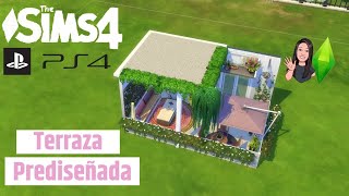 Terraza Prediseñada || Sims4 || Ps4 || SpeedBuild