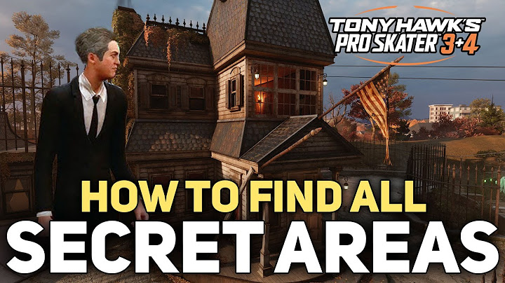 All Secret Hidden Areas - Tony Hawk Pro Skater 3 + 4