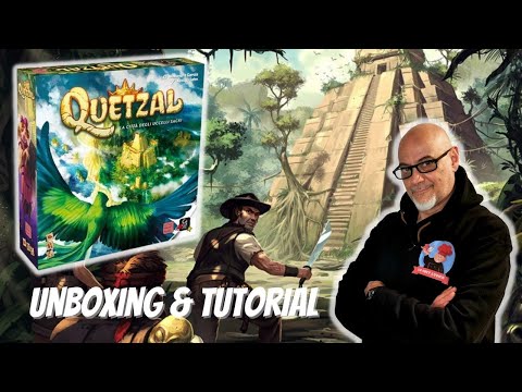 QUETZAL - Unboxing & Tutorial - esploriamo l'isola per recuperare artefatti di valore (Ep.219)