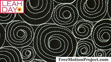 Practice Free Motion Quilting Circles: How to Quilt Concentric Circles