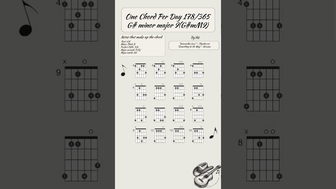 One chord per day 178/365: G