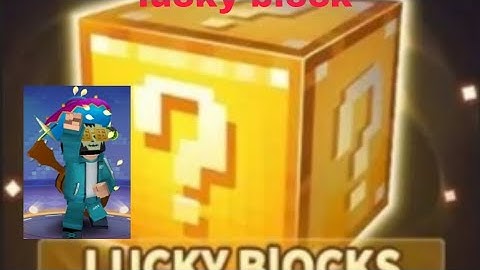 First time playing lucky block (blockman go)