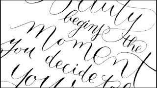 Citazione Coco Chanel - Modern Calligraphy