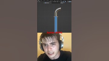 Jr vs Sr Artist: Making Pipes #blendertutorial #blender #blendercommunity #blender3d #b3d #bevel