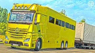 ["ets2", "truck simulator", "euro truck simulator 2", "euro truck simulator", "ets", "gameplays", "tuning", "ccd", "city car driving", "racing", "illegal racing", "cars", "trucks", "Mercedes", "Mercedes Benz", "Mercedes Benz MP4", "MP4 Actros", "Actros", 