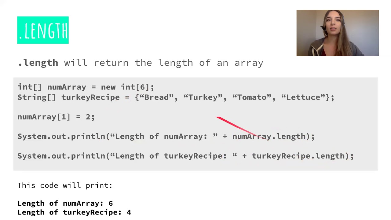 42 Introduction to Programming (JAVA) Arrays Length Property - YouTube