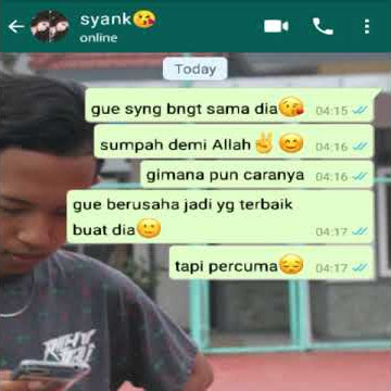 Fake Chat Story WA kekinian