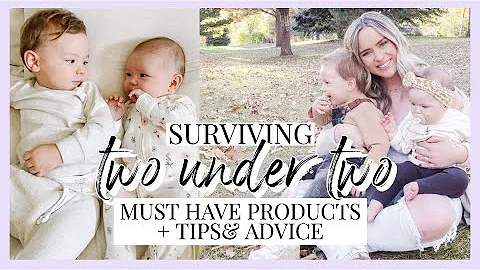 Die ultimativen Tipps: Überleben mit zwei Kindern unter zwei Jahren