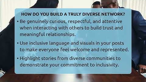 How Do You Build A Truly Diverse Network? - Everyday-Networking