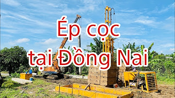 Đầy đủ quá trình ép cọc bê tông của Biệt Thự Vườn tại Đồng Nai | Ép cọc Biệt Thự - CHITHACONST
