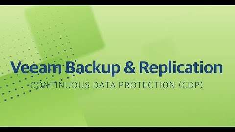 Continuous Data Protection CDP